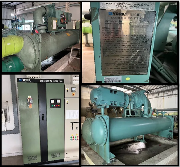 Water Cooled Chiller 600 Tons (York YK00075)