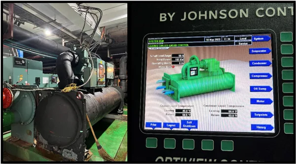 Water Cooled Chiller 400 Tons (York YKE400)
